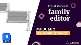 REVIT FAMILIES COURSE:  Module 2 | 4. Geometry: Sweep