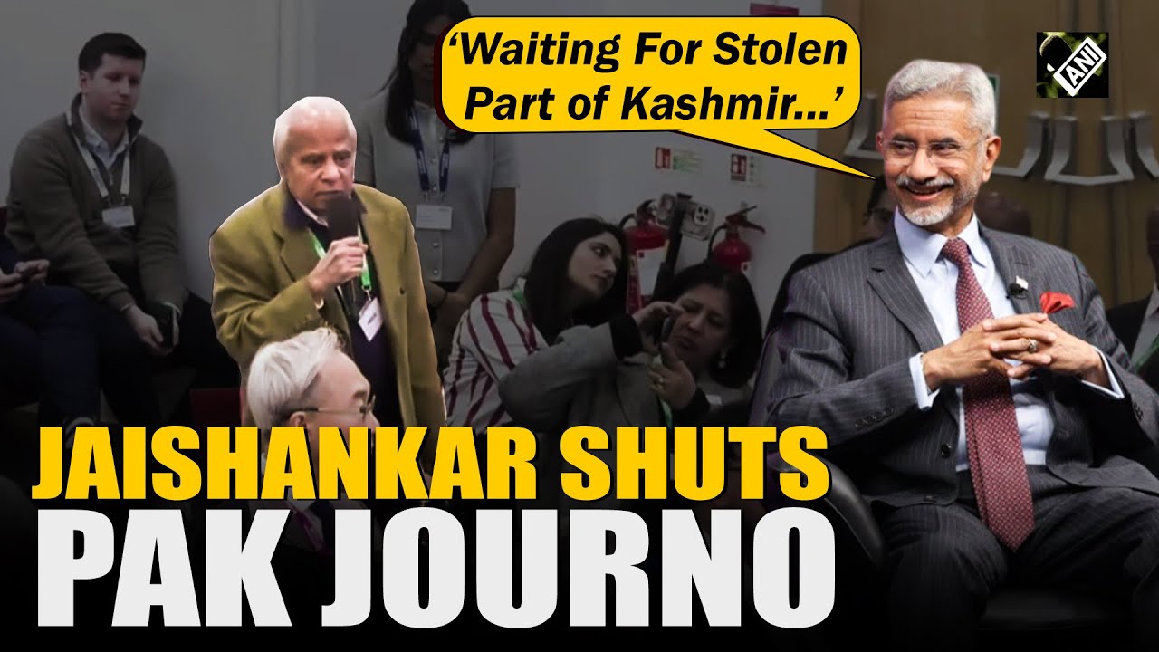 "Waiting for return of stolen part..." Jaishankar unsparing take to Pak journo's Q&A on Kashmir