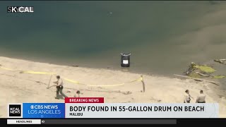 Body found in barrel at Malibu Lagoon State Beach