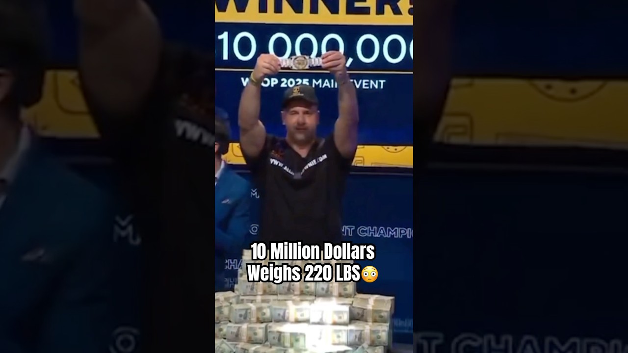 Michael Mizrachi wins the 2025 World Series of Poker Main Event for $10,000,000! 😱 