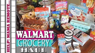 Walmart Grocery Haul