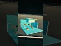 Exhibition store 3d visualisation of modelling #3dmodeling #blender3d #3dprinting #viralvideo #viral