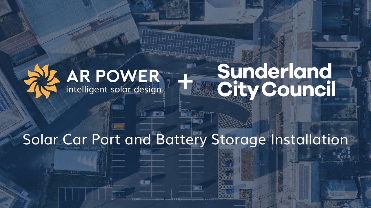Solar Car Port - Sunderland City Council - AR Power