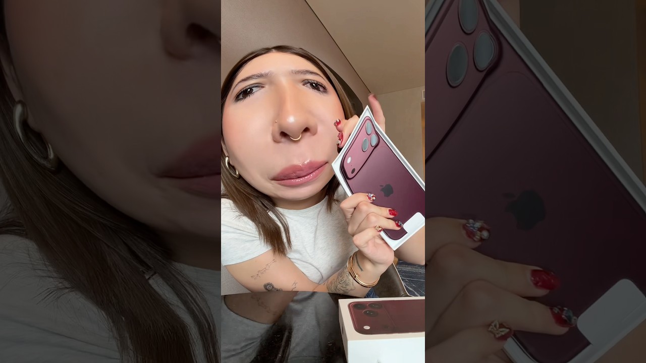 unboxing de iphone 🍒