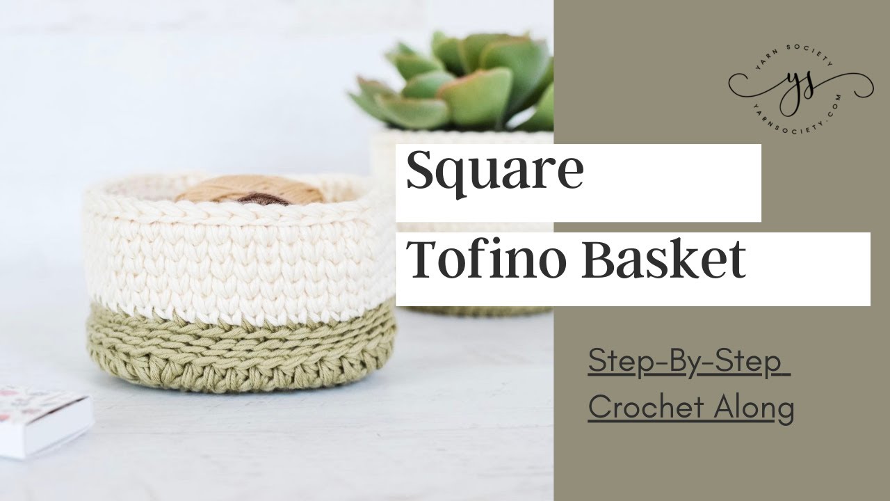 Learn to crochet a Basket – MYO Make Your Own