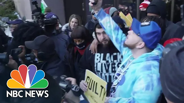 Crowd Reacts To Guilty Verdict of Kim Potter in De...