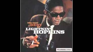 Video thumbnail of "Lightnin' Hopkins - Baby Please Don't Go"
