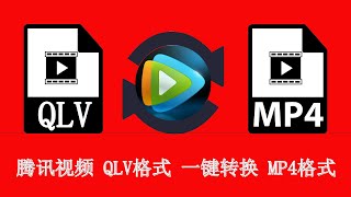 【格式转换】腾讯视频 QLV视频格式 一键转换 MP4