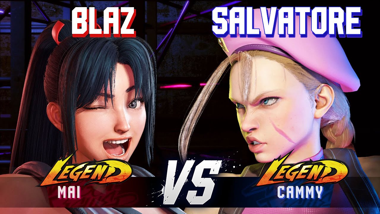 SF6 ▰ BLAZ (Mai) vs SALVATORE (Cammy) ▰ High Level Gameplay