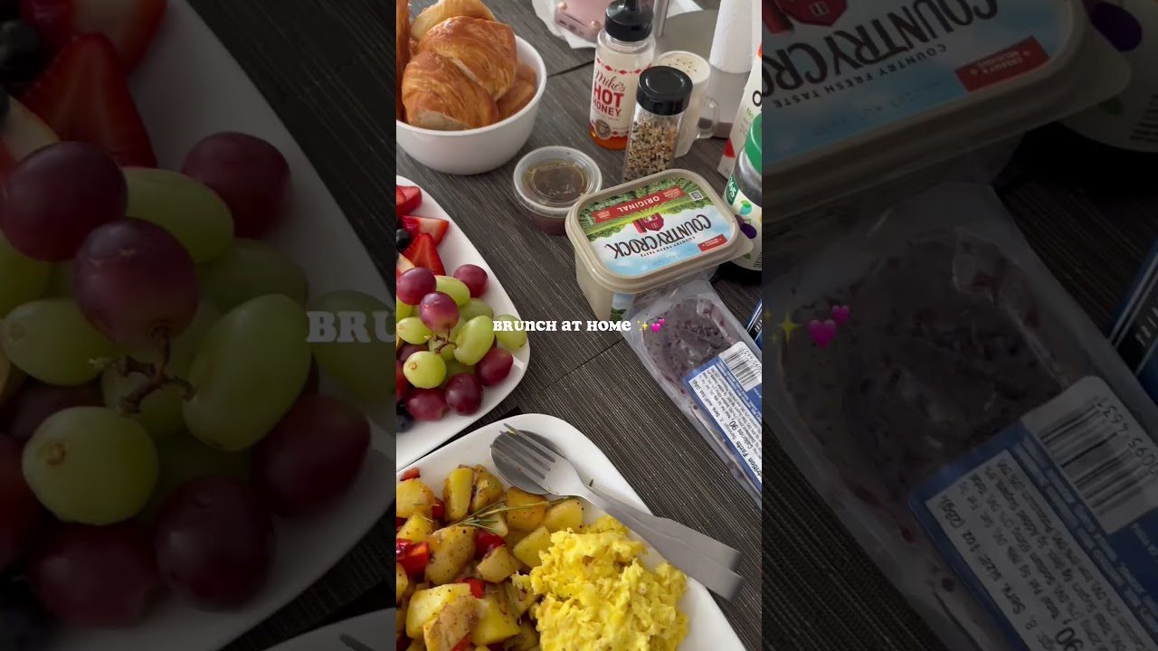 brunch at home ✨💕|