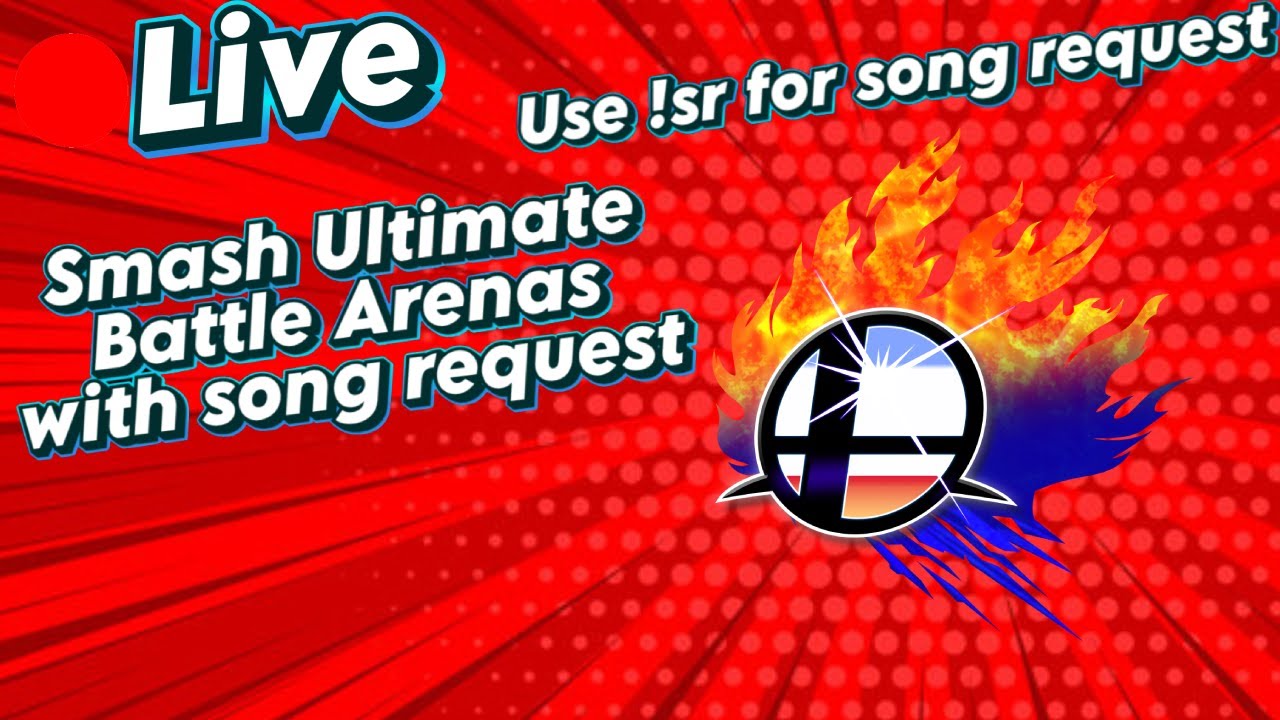 🔴Live Smash Ultimate Viewer battles with song request(use !sr for song request)