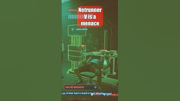 Netrunner V can is a psycho...  #gaming #cyberpunk2077 #cyberpunkedgerunners
