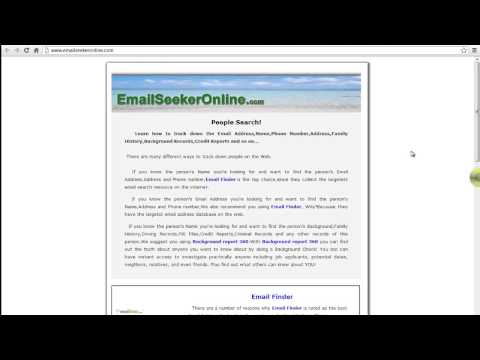 Comment trouver quelqu’un grâce à une adresse e-mail