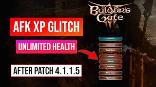 Baldur’s Gate 3 XP Glitch | AFK XP Exploit Patch 4.1.1.5 | Unlimited Healing | Level Up Fast!