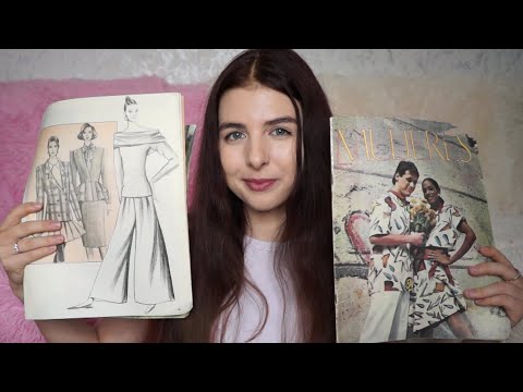 ASMR ESPAÑOL HOJEANDO REVISTAS VINTAGE 👗 Soft Spoken in spanish