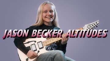 Jason Becker - Altitudes - Guitar Cover by Thea (Sweep Section)