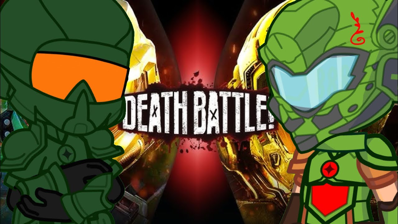Fandoms React To Doom Slayer vs Master Chief |DEATH BATTLE|