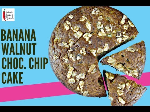 Banana Walnut Chocolate Chip Cake