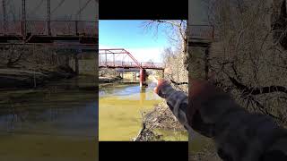 POV walking Goatman’s Bridge at dusk, creaking boards and chilling Texas legends surround you.