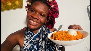 I cooked Nigeria 🇳🇬 Jollof Rice for my serbia 🇷🇸 family
