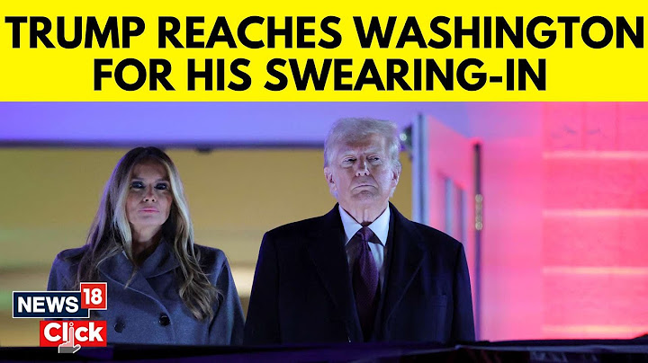 Trump Inauguration 2025 | Donald Trump Reaches Washington For His Swearing In | Trump News | N18G