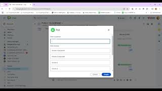 Add a Poll in Chat Spaces 2025 (Google Chat - Spaces) screenshot 4