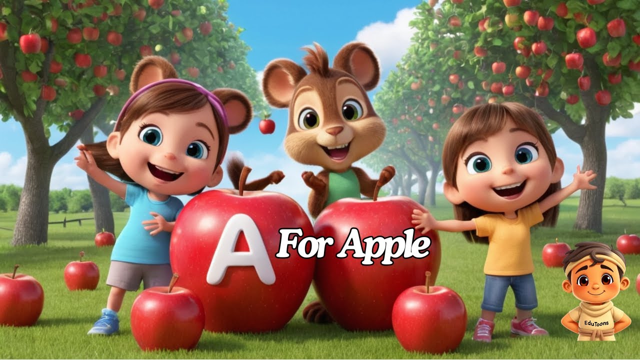 A for Apple | Fun & Catchy Kids Song | Learn About Apples! - YouTube