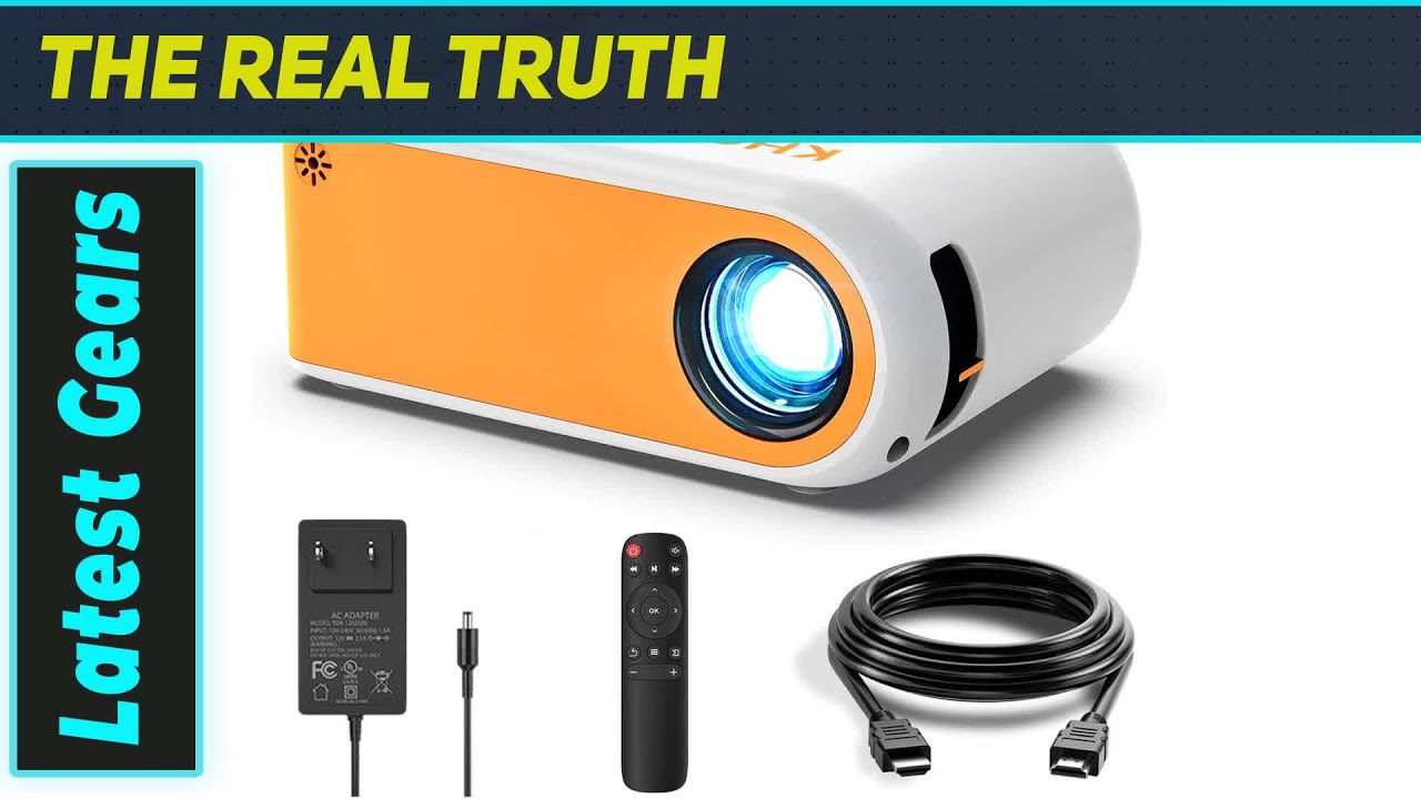 Best Mini Projector Under $100? KHQ Portable Projector Test - YouTube