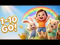 Counting Song for Kids | 1 to 10 Action Song 🎶 Jump, Clap, Spin & Play!