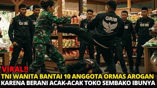 VIRAL‼️ GRIB JAYA CIVIL ORGANIZATION BEATEN BY HIGH-RANKING FEMALE TNI GIRL, FINALLY ARRESTED BY ...