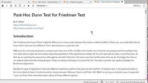 Python - Post-Hoc Dunn test for a Friedman test