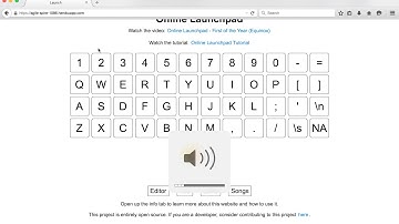 #Music: Online Launchpad