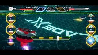 Beyblade x app Flame Cerberus vs Dark Perseus