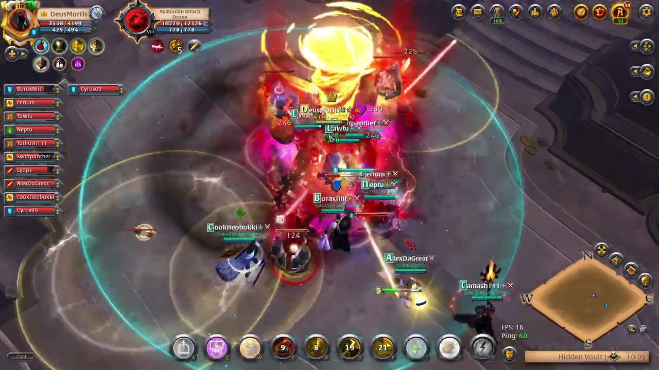 🛡️ 10-Man Avalonian Dungeon Raid – Main Tank POV | Albion Online PvE 🛡️