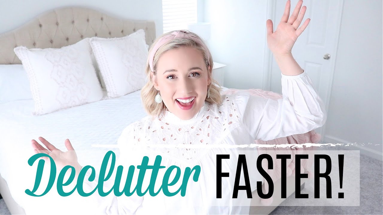 10 HACKS TO DECLUTTER FASTER FOR A CLUTTER FREE HOME| MINIMALISM