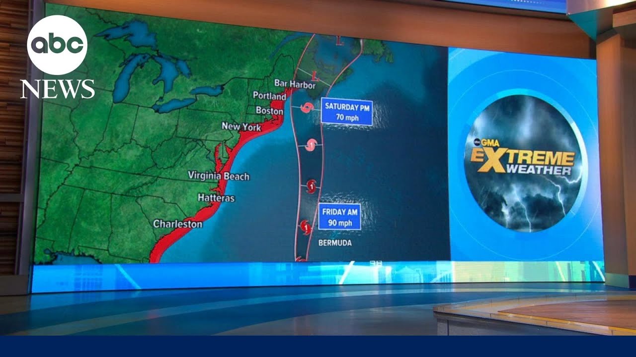Storm watches for coastal New England as Hurricane Lee moves in l GMA