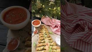 Pesto Pull-Apart Christmas Tree 🎄 #christmasrecipe