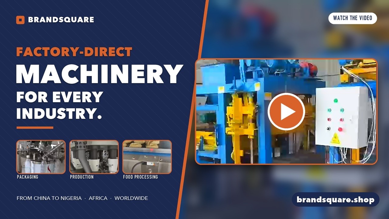 We are BrandSquare: factory-direct machinery for every industry