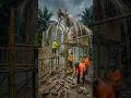 Giant Bamboo House Built in Heavy Rain 🌧️⚡ | Full Construction Timelapse