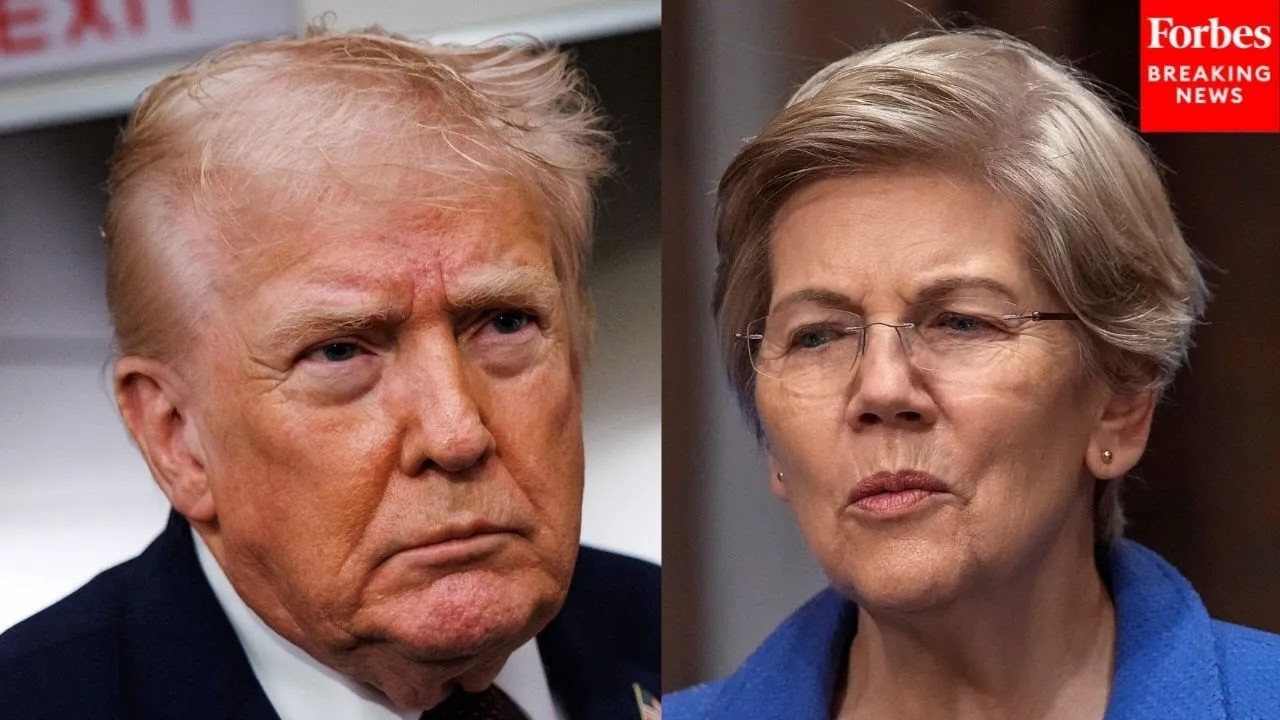 Trump Expresses Shock When Warren Stands For His Call To Ban Lawmakers From Trading Stocks | SOTU