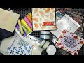 Diamond press summer stencils glitter paste mega celebration stamps  pastel markers tutorial