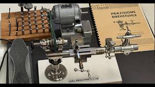 Lorch 8mm Watchmaker's Precision Lathe with Motor Stand