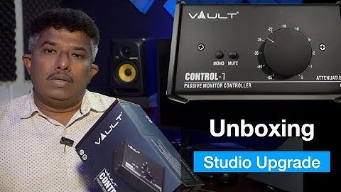 Vault Control-1 | Monitor Controller - Unboxing | My Studio Upgrade | தமிழில்