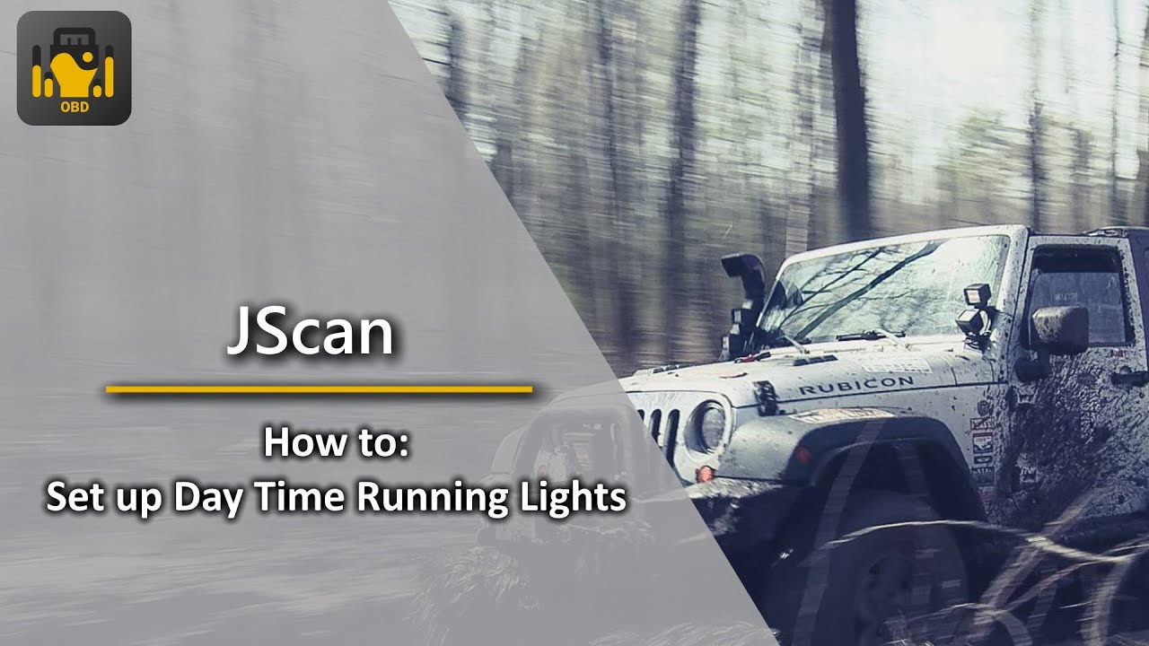 OBD JScan - How to: Set up Day Time Running Lights - YouTube