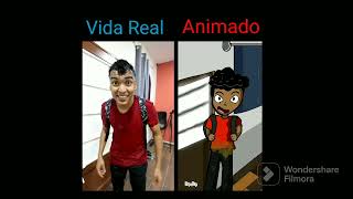 Alfredo Larin Tarea Mojada ( Vida Real VS Animado ) \