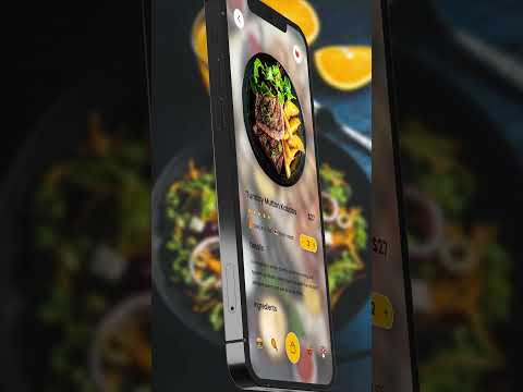 Glassmorphism UI Design_Food