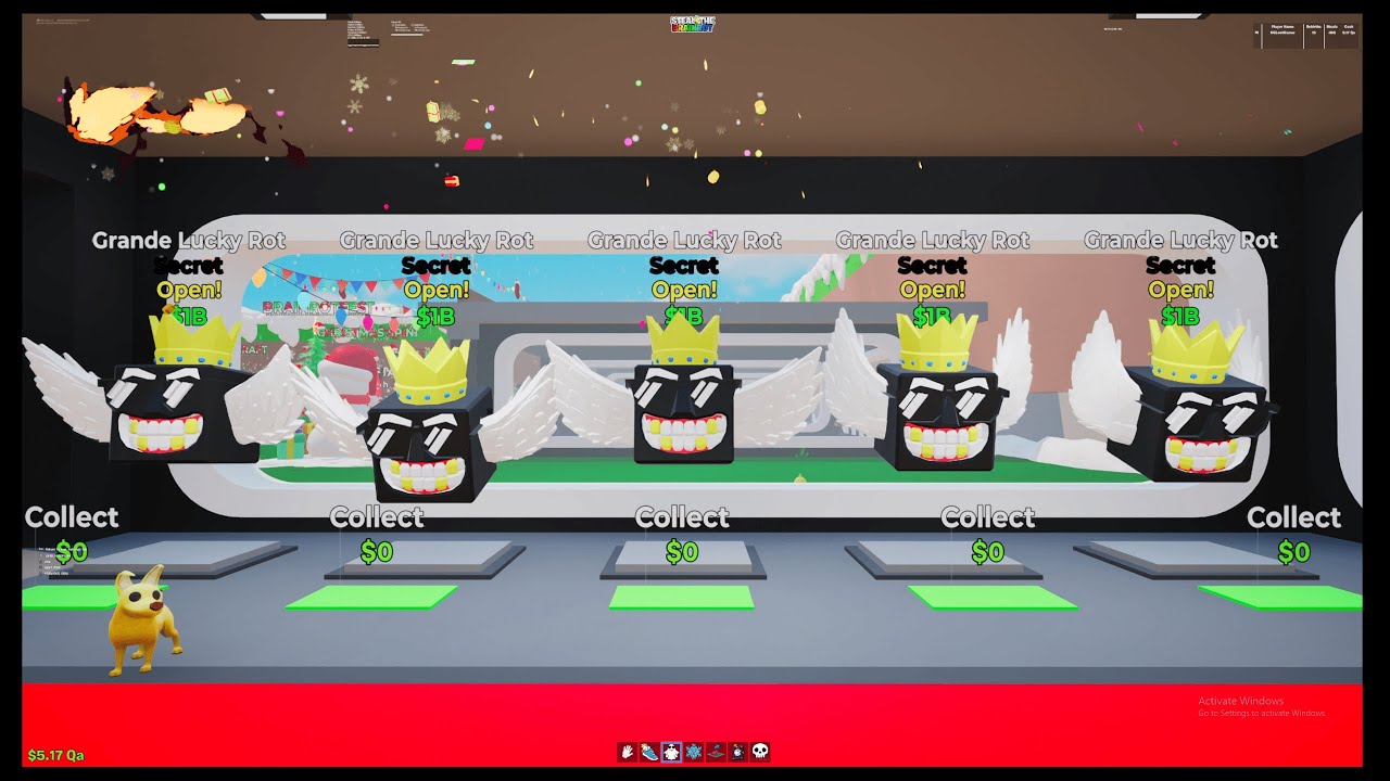 BASE FULL OF SECRET ROTS! 🎁💀 Pumpkin, Grande & Lucky — RNG WENT WILD 