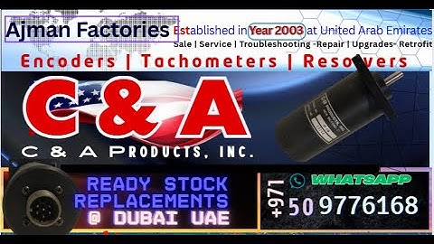 C&A Products Inc. Encoder Equivalent Buy AjmanFET UAE Upgrade to Superior Equivalent Servorepair.ae