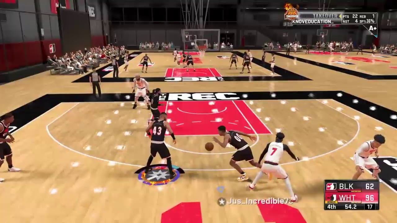 NBA2K21 in The Rec NOVED/ Masta-E/ Deadmonger / Jus_incredible ... who still hasn't fixed his mic.