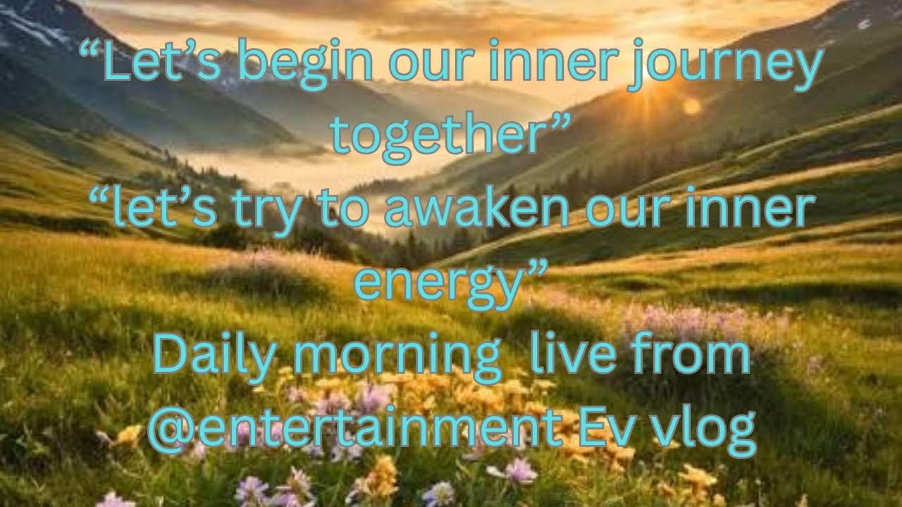 Entertainment ev vlog  is live! Daily morning exercise and yoga practice day-29